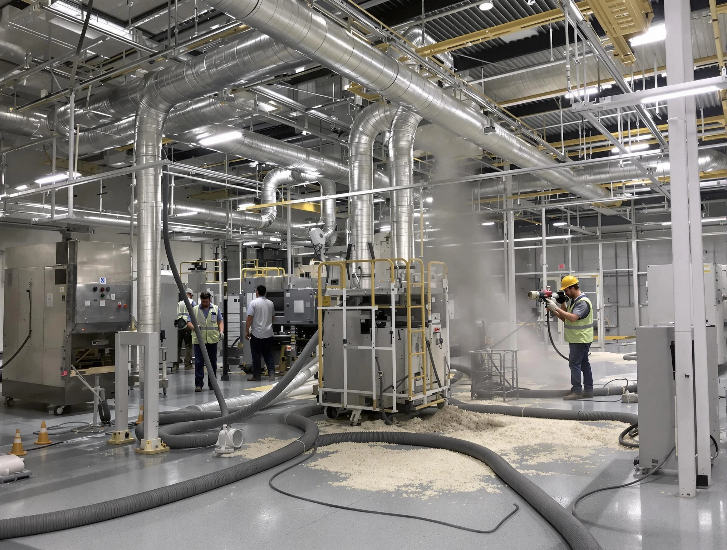 Heavy-duty industrial duct cleaning by Goodyear Air Duct Cleaning in Goodyear