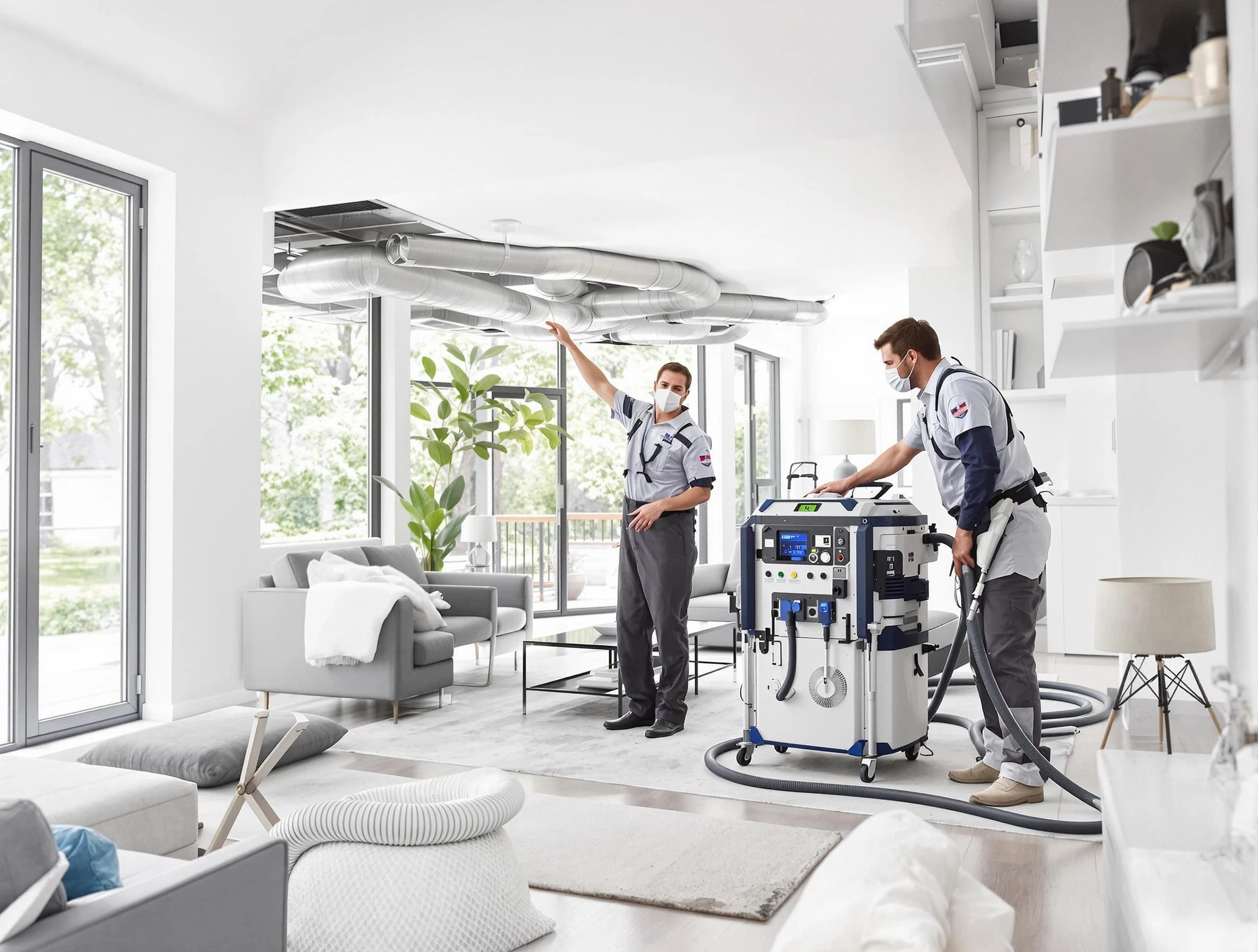 Goodyear Air Duct Cleaning professional conducting pure air duct cleaning with state-of-the-art equipment in Goodyear