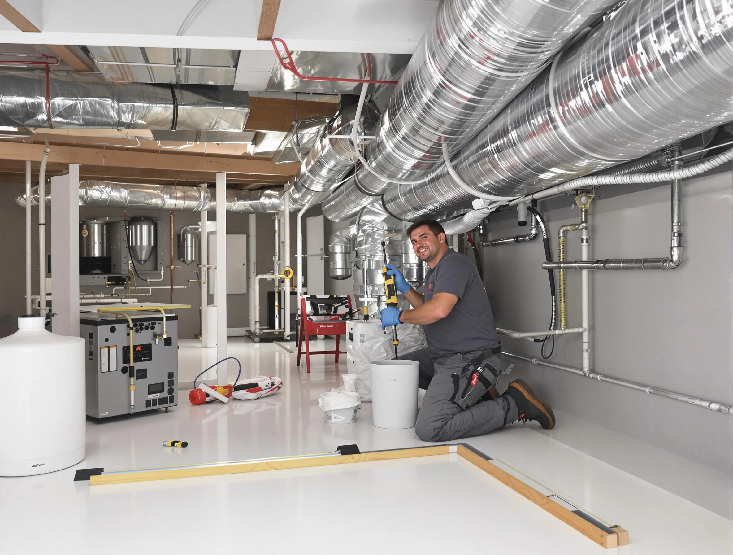 Professional duct sealing service by Goodyear Air Duct Cleaning in Goodyear