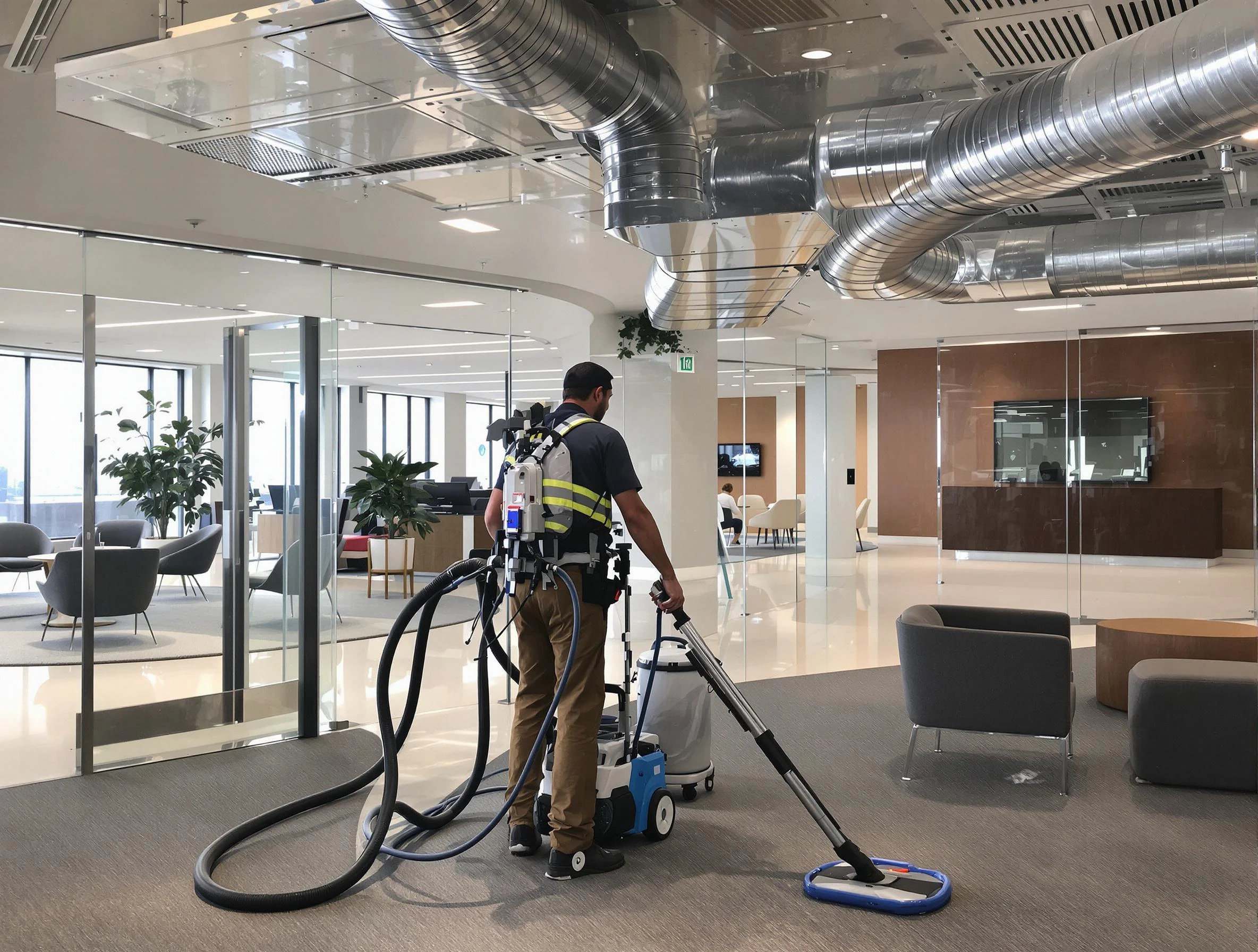 Commercial duct cleaning service by Goodyear Air Duct Cleaning in Goodyear