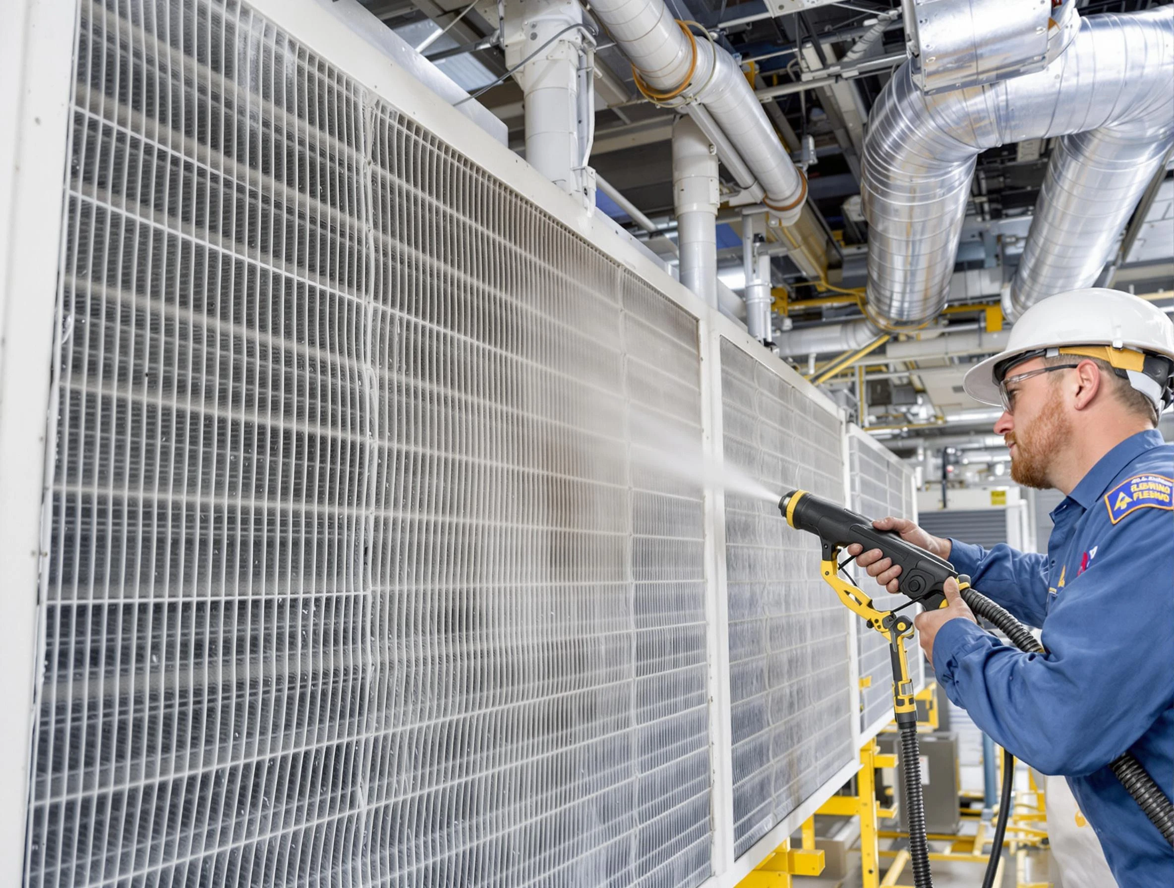 Professional commercial coil cleaning by Goodyear Air Duct Cleaning in Goodyear