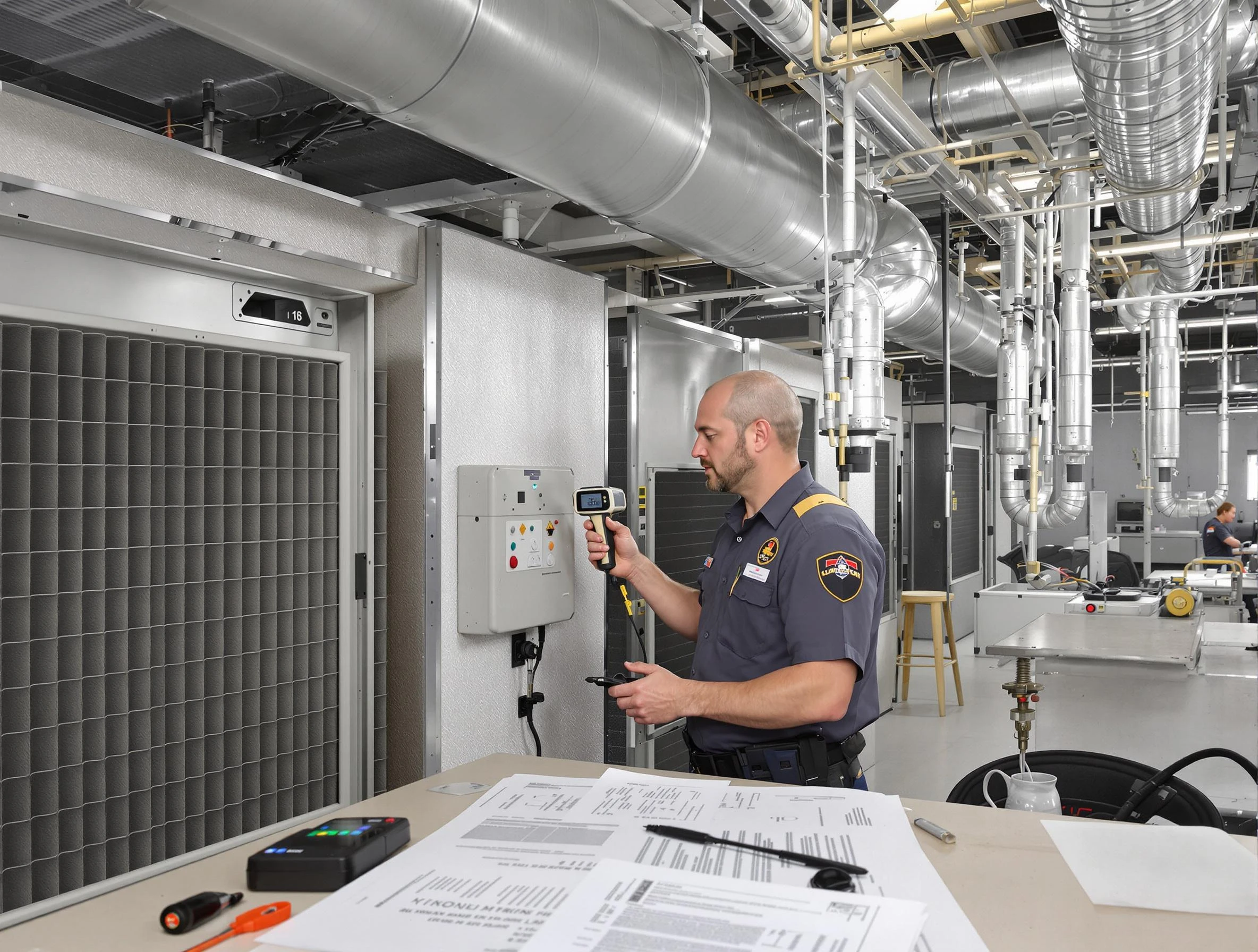 Professional filter system inspection by Goodyear Air Duct Cleaning in Goodyear