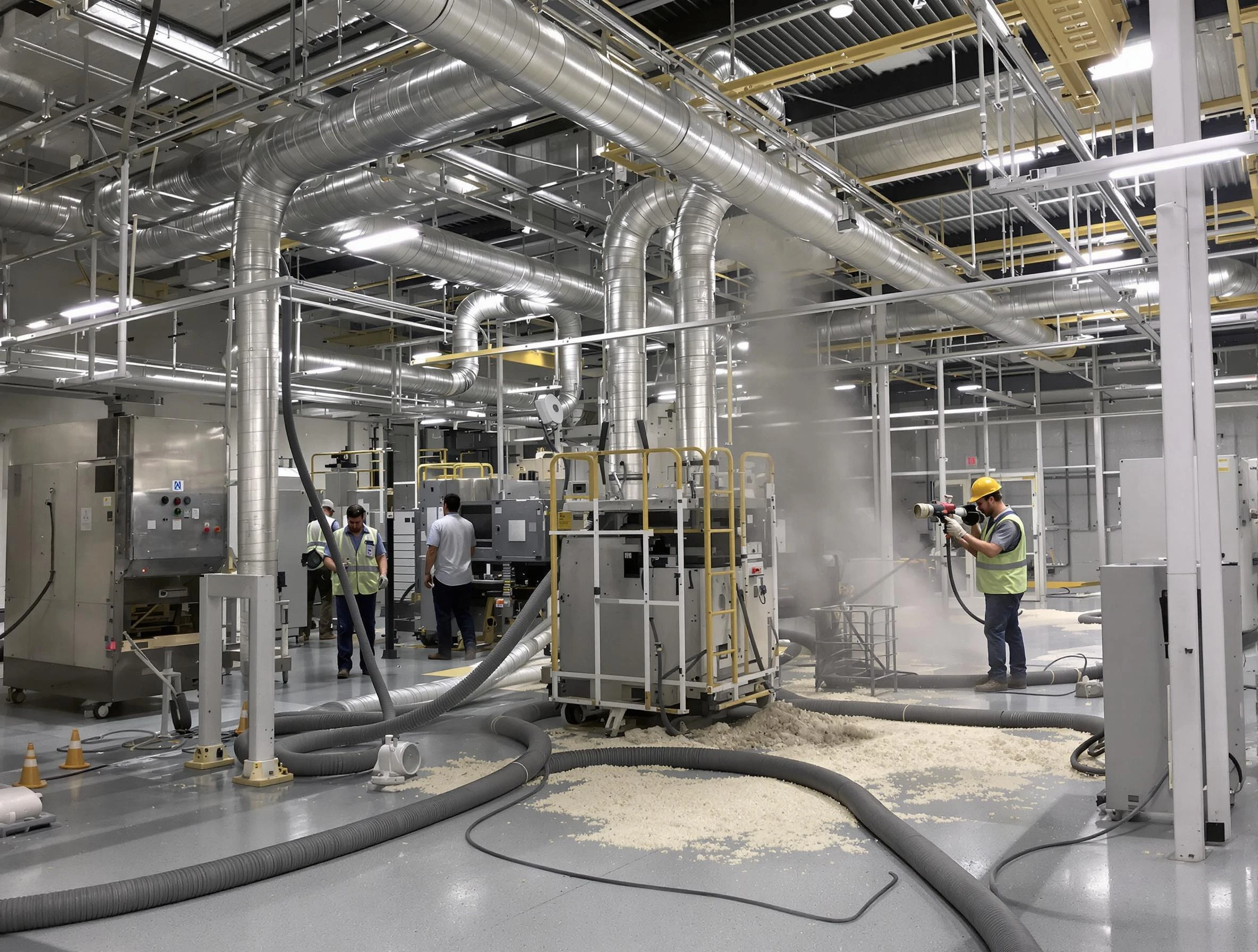 Heavy-duty industrial duct cleaning by Goodyear Air Duct Cleaning in Goodyear